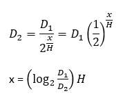 half life formula math